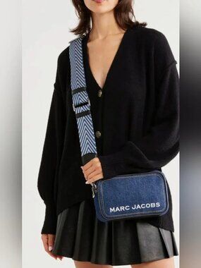 Marc Jacobs Marc Jacobs Flash Denim Camera Crossbody Bag Women's Purse NWT!